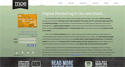 Desktop Screenshot of moemediamarketing.com
